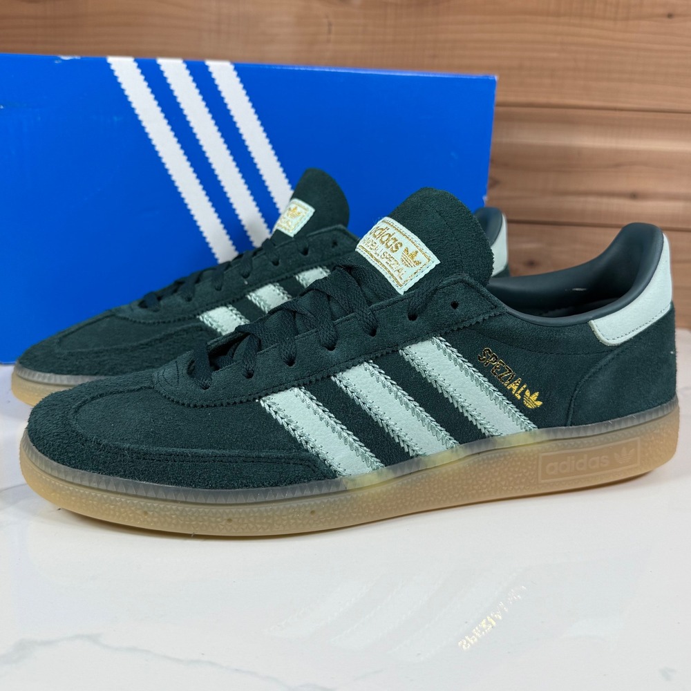 Adidas Spezial Dark Green Suede Gum Sole Sneakers Womens‎ Size 10.5 NEW